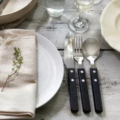 Trattoria bestickset 56 delar, Svart