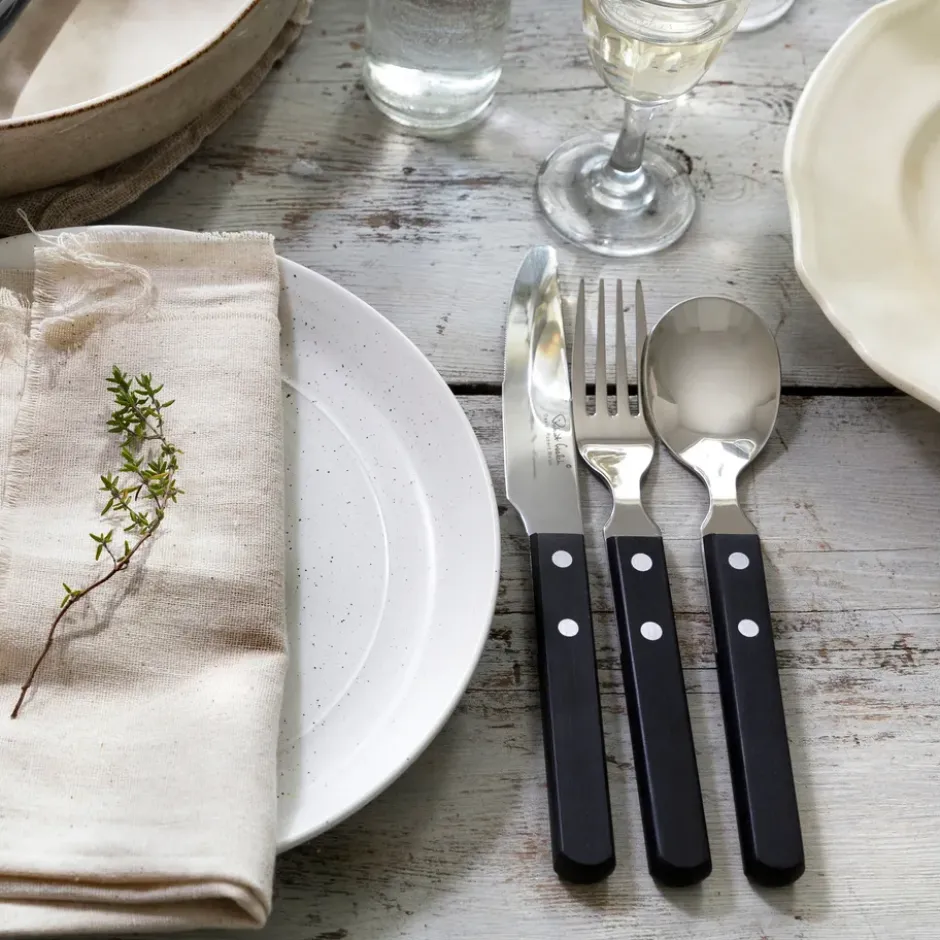 Trattoria bestickset 56 delar, Svart
