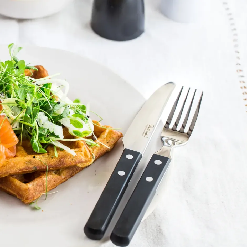 Trattoria bestickset 56 delar, Svart