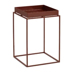 Tray Table medium brickbord, Chocolate, 30x30x44 cm