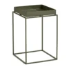 Tray Table medium brickbord, Olive green, 30x30x44 cm