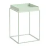 Tray Table medium brickbord, Soft mint, 30x30x44 cm