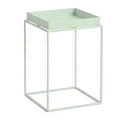 Tray Table medium brickbord, Soft mint, 30x30x44 cm