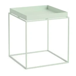 Tray Table medium brickbord, Soft mint, 40x40x44 cm