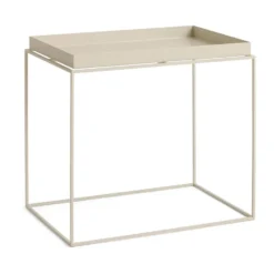 Tray Table medium brickbord, Warm beige, 40x60x54 cm