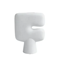 Tribal vas Big 45 cm, Bone white