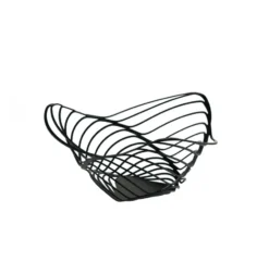 Trinity hög fruktkorg 26 cm, Svart