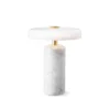 Trip bordslampa Ø17x21 cm marmor, Blank opal
