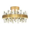 Triumph taklampa, Mässing-klar, Ø50 cm