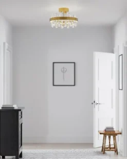 Triumph taklampa, Mässing-klar, Ø50 cm