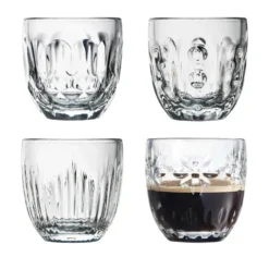 Troquet espressoglas 10 cl 4 delar, Klar