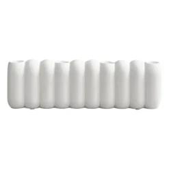 Tube ljusstake Bone white, 11x35 cm