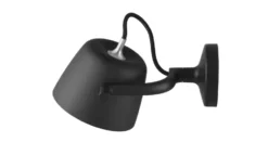 Tub vägglampa, Svart