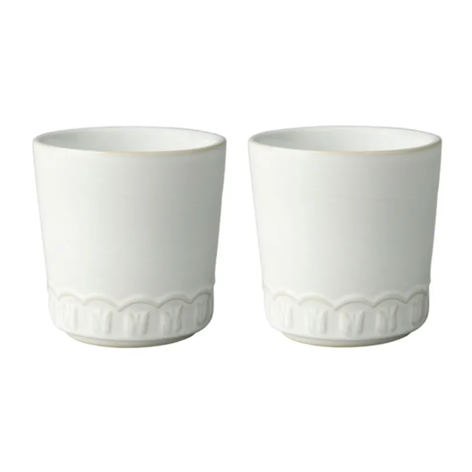 Tulipa kopp 20 cl 2-pack, White