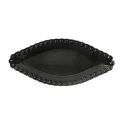 Tulipa ovalt fat 20x45 cm, Almost black