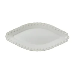 Tulipa ovalt fat 20x45 cm, White