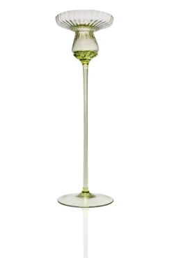 Tulipán ljusstake 25 cm, Olivegreen
