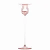 Tulipán ljusstake 25 cm, Rosa