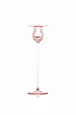Tulipán ljusstake 25 cm, Rosa