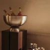 Tumbled glasskål, Rostfritt stål