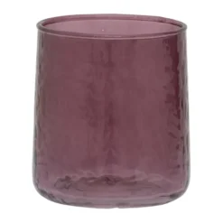 Tumbler hammered dricksglas, Brown