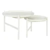 Turner table sidobord Ø70 cm, White