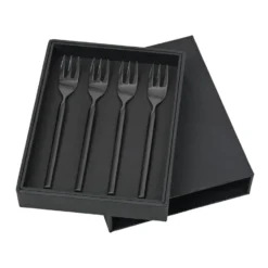 Tvis gaffel 4-pack, svart