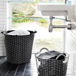 Tvättsäck till Korbokorg, svart 65 l