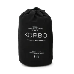 Tvättsäck till Korbokorg, svart 65 l