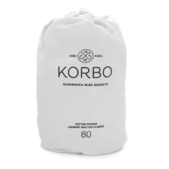 Tvättsäck till Korbokorg, vit 80 l