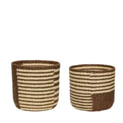 Twine korgar 2-pack, Brun-beige