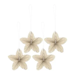 Twinkle julgranshänge 4-pack, Guld randig