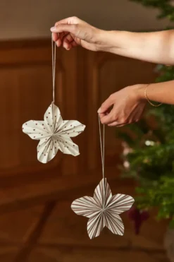 Twinkle julgranshänge 4-pack, Röd prickig