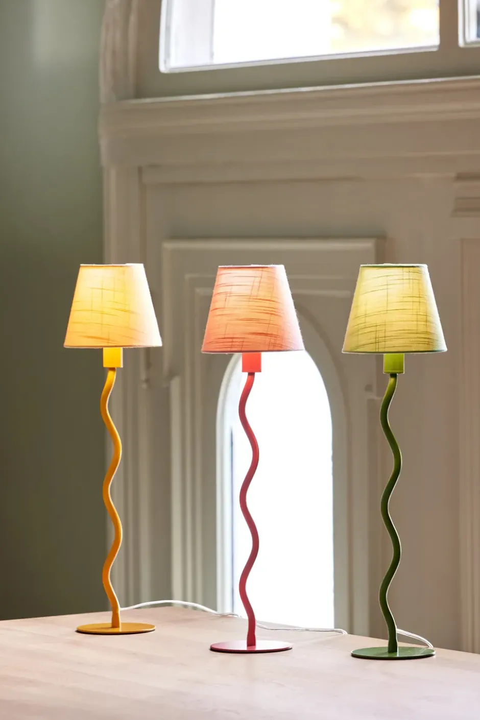 Twist 50 bordslampfot, Rosa
