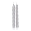 Twisted LED-ljus 25 cm 2-pack, Grå