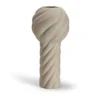 Twist pillar vas 34 cm, Sand