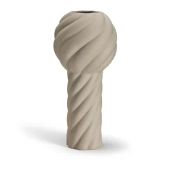 Twist pillar vas 34 cm, Sand