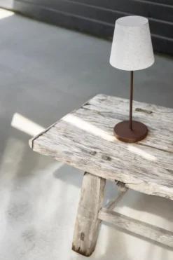 Tyra table portable bordslampa Ø14 cm, Coffee
