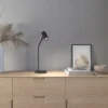 Tyson bordslampa Ø5,5 cm, Svartstruktur