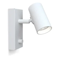 Tyson vägglampa Ø5,5 cm, Vitstruktur