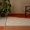 Una ullmatta 180x270 cm, Rust-beige-off white