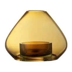 Uno lykta-vas 12 cm, Amber