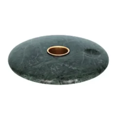 Uyuni Chamber ljusstake Ø11,6 cm, Grön marmor