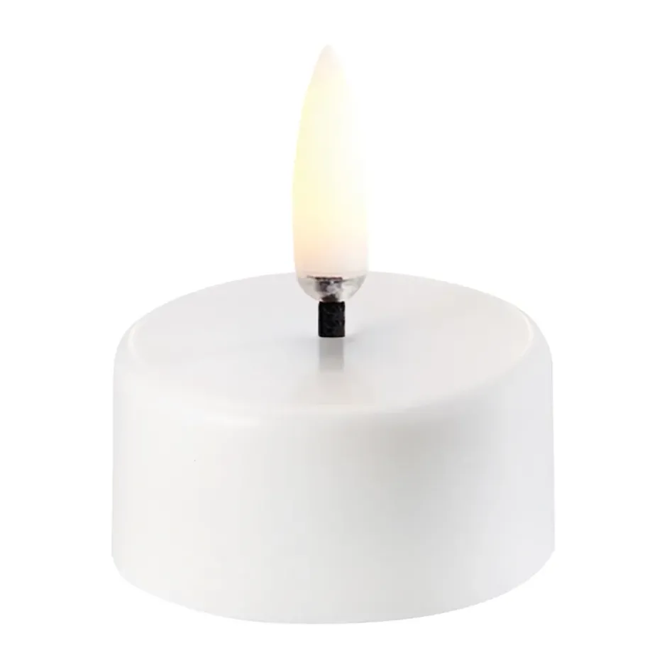 Uyuni LED värmeljus vit, Ø3,9x2,1 cm