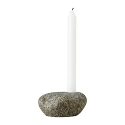 Valley ljusstake 6 cm, Natursten