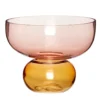 Vas Ø25 cm, Rosa-bärnsten