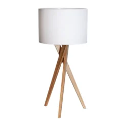 Vega bordslampa 55 cm, Vaxad ek-vit