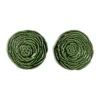 Veggie glasunderlägg Ø10 cm 2-pack, Grön