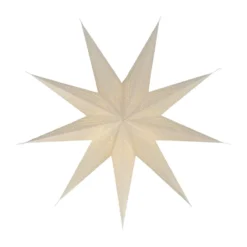 Veil adventsstjärna, Vit, Ø60 cm