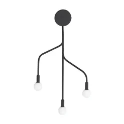Vekst Vägglampa, Svart
